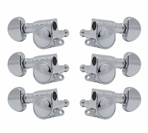 Grover 205-18 Mid-Size Rotomatics with Round Button - Guitar Machine Heads, 3+3