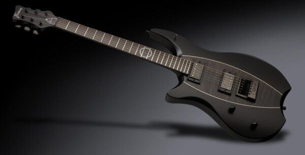 Framus Teambuilt Artist Series Devin Townsend Stormbender, Lefthand - Nirvana Black Transparent Satin