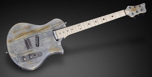 Framus Custom Shop The Blank T - Stone Bleached White Transparent Satin - 17-3441