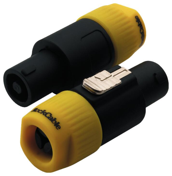 RockCable Lockable Coaxial Plug, 2-Pin