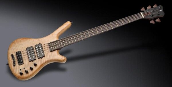 Warwick Masterbuilt Corvette $$, 5-String - Natural Transparent High Polish