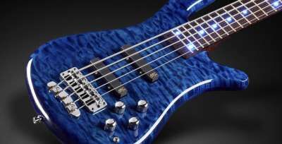 Warwick Custom Shop Streamer LX, 5-String - Dark Blue Transparent High  Polish - 15-2847