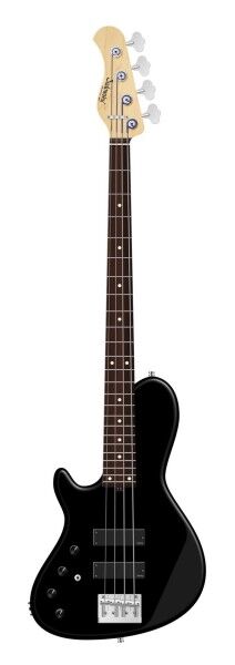 Sadowsky MetroLine 24-Fret Single Cut Bass, Red Alder Body, Morado Fingerboard, 4-String, Lefthand - Solid Black Satin