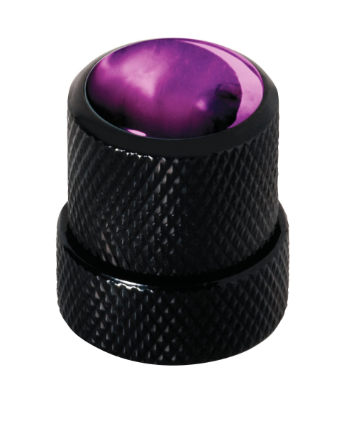 Framus & Warwick - Stacked Potentiometer Dome Knobs, Purple Perloid Cap