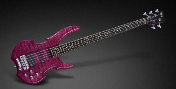 Warwick Custom Shop Vampyre NT, 5-String - French Violet Transparent Satin - 16-3197