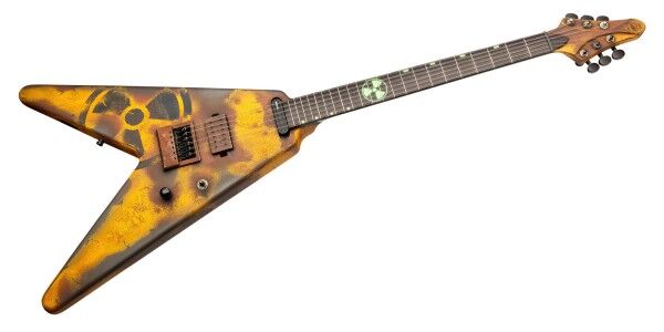 Framus Custom Shop WH-1 Signature - Radioactive Rusty Yellow Finish, Black Aged Hardware - 24-4468