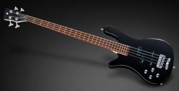 Warwick RockBass Streamer LX, Lefthand, 4-String - Solid Black High Polish