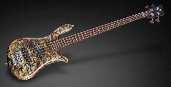 Warwick Custom Shop Streamer LX, 4-String - Bleached Nirvana Black Transparent Satin - 16-3168