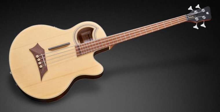 Warwick RockBass Alien Deluxe, 4-String - Natural Transparent Satin