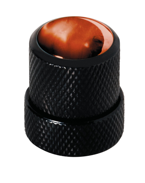 Framus & Warwick - Stacked Potentiometer Dome Knobs, Brown Perloid Cap