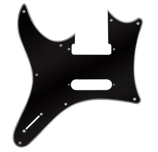 Framus Parts - Pickguard for Framus Diablo, Black / Creme / Black, Lefthand