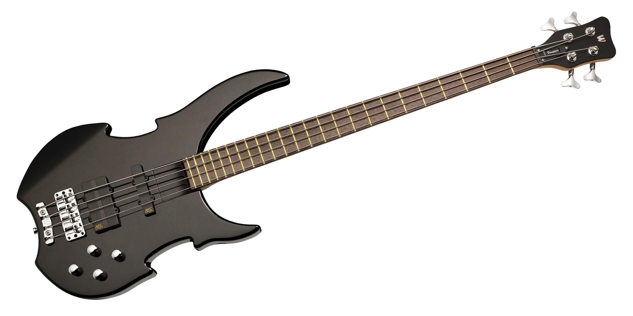 2025新商品 Warwick RockBass Vampyre, 4-String - Solid Black High Polish ベース