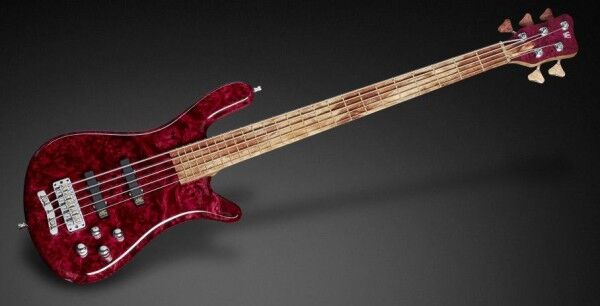 Warwick Custom Shop Streamer LX, 5-String - Dark Violet Transparent High Polish - 17-3504