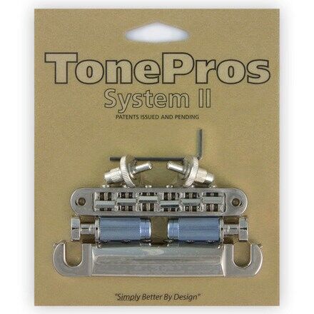TonePros LPS02 - Standard Tune-O-Matic Bridge and Tailpiece Set (Small Posts)