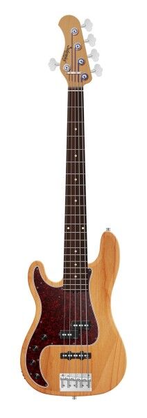 Sadowsky MasterBuilt 21-Fret Hybrid P/J Bass, Red Alder Body, Morado Fingerboard, 5-String, Lefthand - Natural Transparent Satin