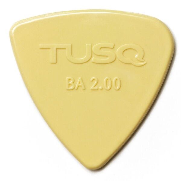TUSQ - Bi-Angle Picks, Refill Pack, 48 pcs., vintage white, 2.00 mm