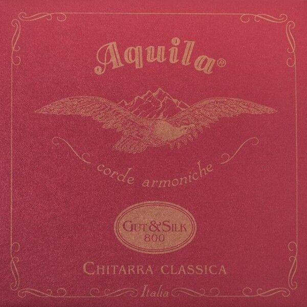 Aquila 73C - Gut & Silk 800, Classical Guitar / Historical Guitar String Set - Low Tension