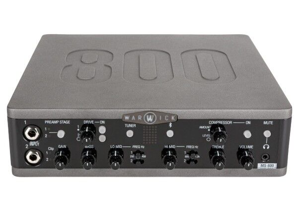 Warwick MS 800 Multi Stage Bass Amp Head with USB Interface, 800 Watt