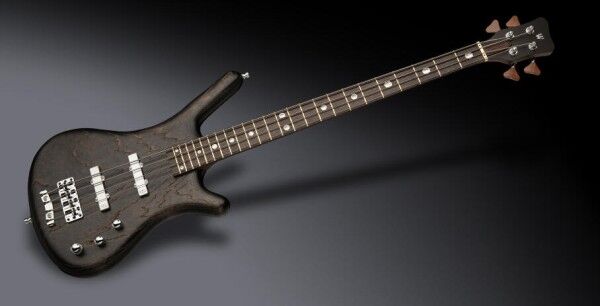 Warwick Custom Shop Corvette Standard, 4-String - Nirvana Black Transparent Satin - 21-4229