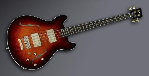 Warwick Custom Shop Star Bass II, 4-String - Almond Sunburst Transparent High - 13-2503