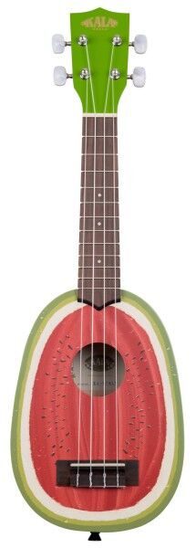 KALA KA-NV-WTML - Novelty Series Watermelon Soprano Ukulele, with Bag