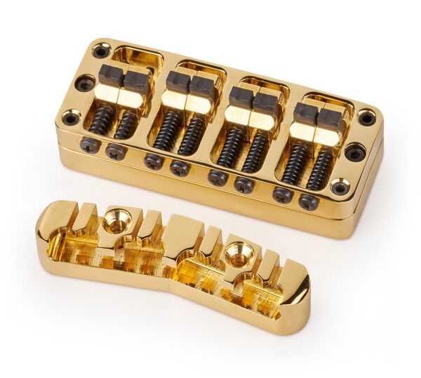Warwick Parts - 2-Piece 3D Bridge & Tailpiece, 8-String, Brass