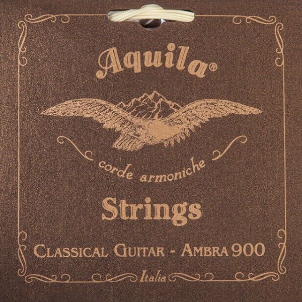 Aquila 55C - Ambra 900 Series, Classical Guitar / Historical Guitar String Set - Low Tension