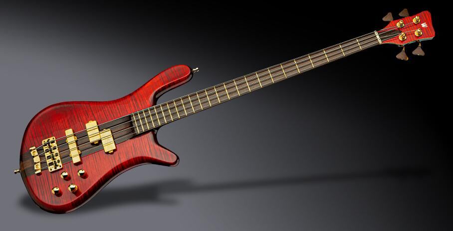 Warwick Custom Shop Streamer Stage I, 4-String - Burgundy