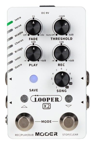 Mooer Looper X2 - Stereo Looper Pedal