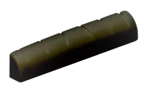 Black TUSQ XL PT-6400-00 - Slotted Guitar Nut - Acoustic, G-Style, Rounded, Flat
