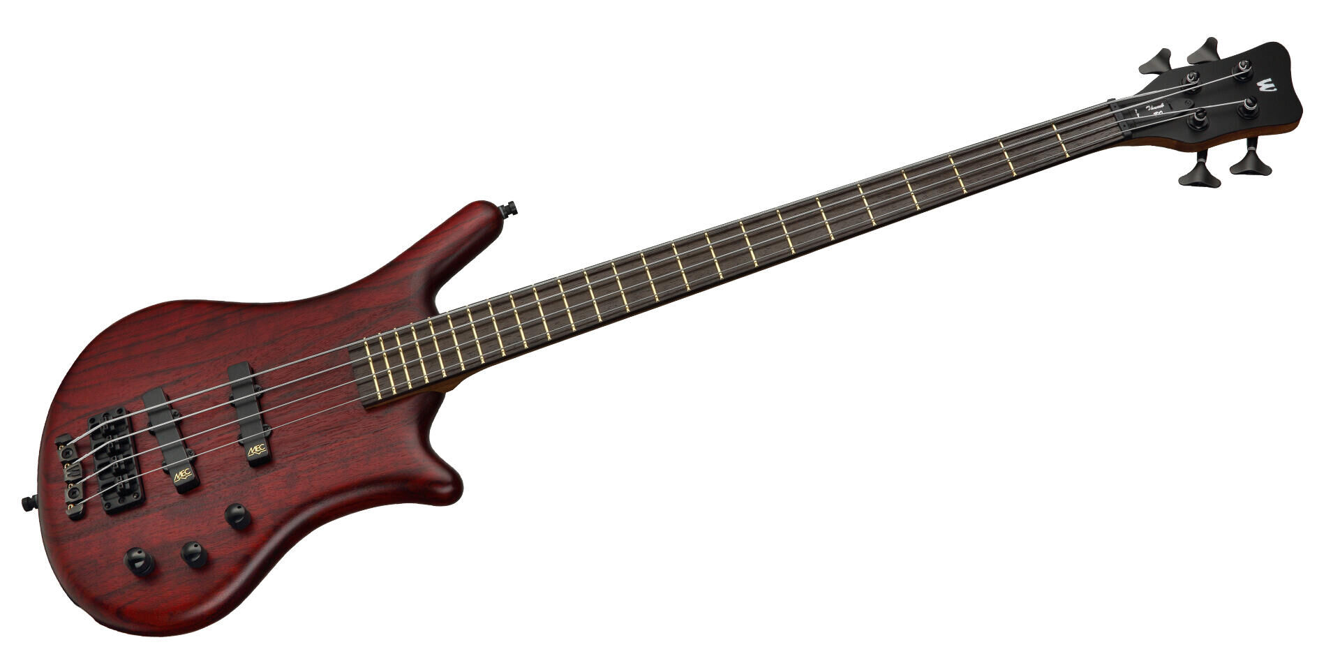 Warwick Teambuilt Pro Series Thumb BO, 4-String Burgundy Red Transparent  Satin