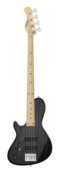 Sadowsky MetroLine 24-Fret Single Cut Bass, Swamp Ash Body, Maple Fingerboard, 4-String, Lefthand - Nirvana Black Transparent Satin