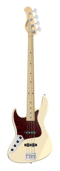 Sadowsky MetroLine 22-Fret Will Lee Artist Line Bass, Swamp Ash Body, Maple Fingerboard, 4-String, Lefthand - Solid Olympic White High Polish