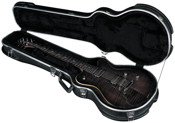 RockCase - Premium Line - Electric Guitar ABS Case (LP-Style), Curved - Black