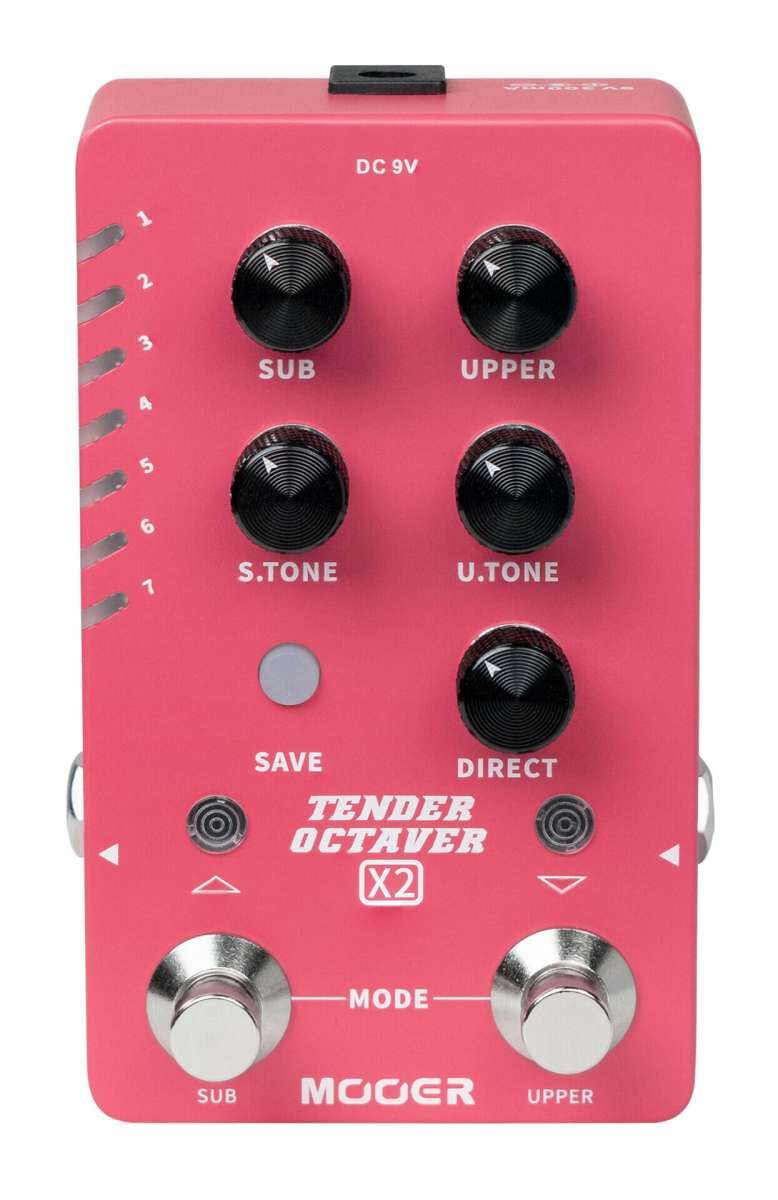 Mooer Tender Octaver X2 - Dual Channel Octave Effects Pedal