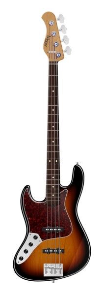 Sadowsky MasterBuilt 20-Fret Ultra Vintage J/J Bass, Red Alder Body, Morado Fingerboard, 4-String, Lefthand - '59 Burst Transparent High Polish