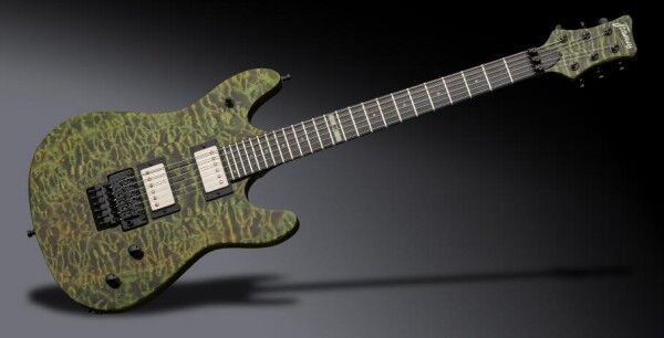 Framus Custom Shop Diablo Progressive X - Emeraude Green Transparent HighPolish - 19-4082