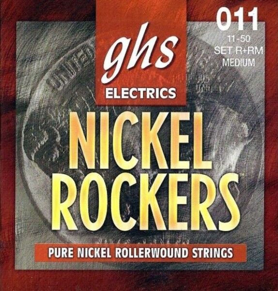 GHS Nickel Rockers Rollerwound Electric Guitar String Sets