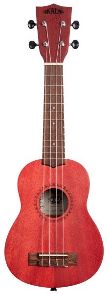 KALA KA-MRT-RED-S - Adobe Red Watercolor Meranti Soprano Ukulele