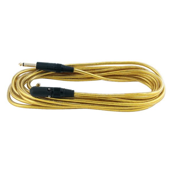 Instrument Cable Gold angled jack