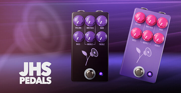JHS Violet, Black - Lari Basilio Signature Overdrive / Distortion