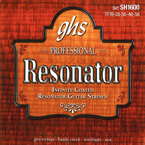 GHS Professional - Resonator String Set, Infinity Bronze, Coated, .017-.056