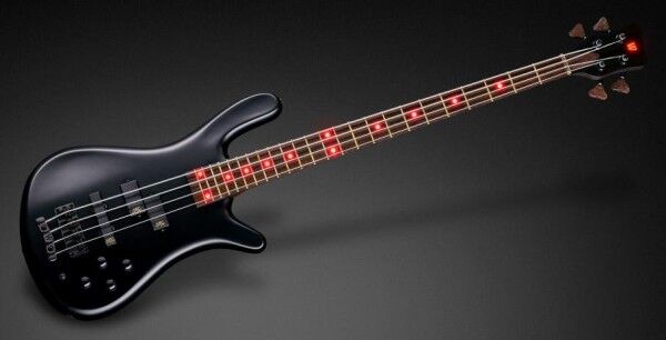 Warwick Custom Shop Streamer LX, 4-String - Solid Black Satin - 18-3848
