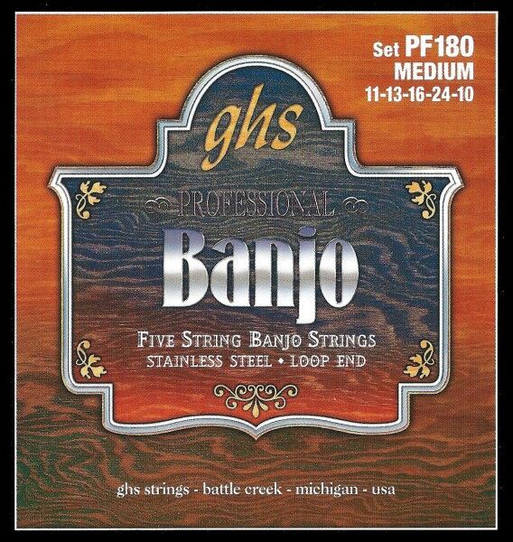 GHS Stainless Steel 5-String Banjo Sets
