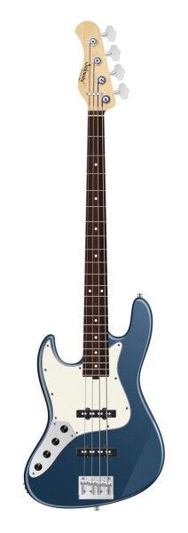 Sadowsky MetroLine 22-Fret Will Lee Artist Line Bass, Red Alder Body, Morado Fingerboard, 4-String, Lefthand - Solid Dark Lake Placid Blue Metallic High Polish