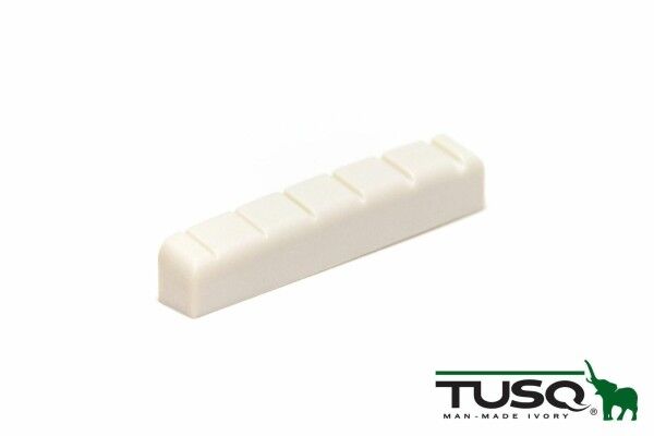 TUSQ LQ-6643-10 - Acoustic/Electric Guitar Nut, Flat, Slotted, 43 mm x 6 mm - Luthier's Pack, 10 pcs.