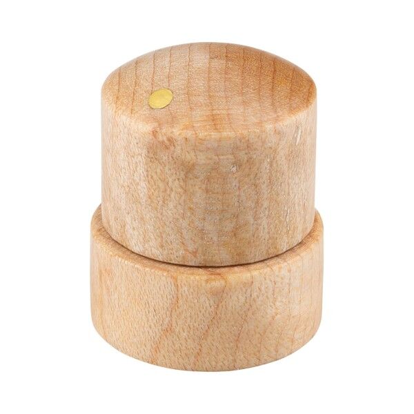 Framus & Warwick Parts - Stacked Wooden Dome Knob - Birdseye Maple