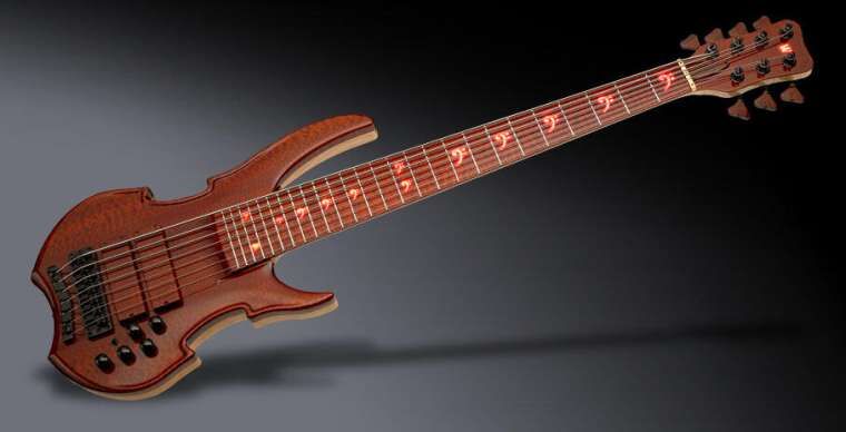 Warwick Custom Shop Vampyre NT, 7-String - Natural Transparent High Polish,  Active Pickups and Electronics - 19-4030