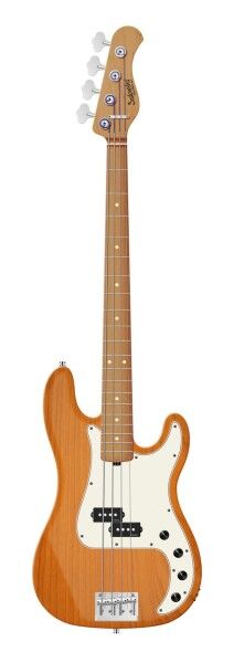 Sadowsky MasterBuilt 20-Fret Ultra Vintage P Bass, Swamp Ash Body, Roasted Maple Fingerboard, 4-String - Honey Violin Transparent Satin