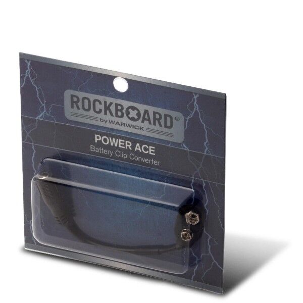 RockBoard Power Ace Battery Clip Converter, 9V battery clip to 2.1 x 5.5 mm barrel socket
